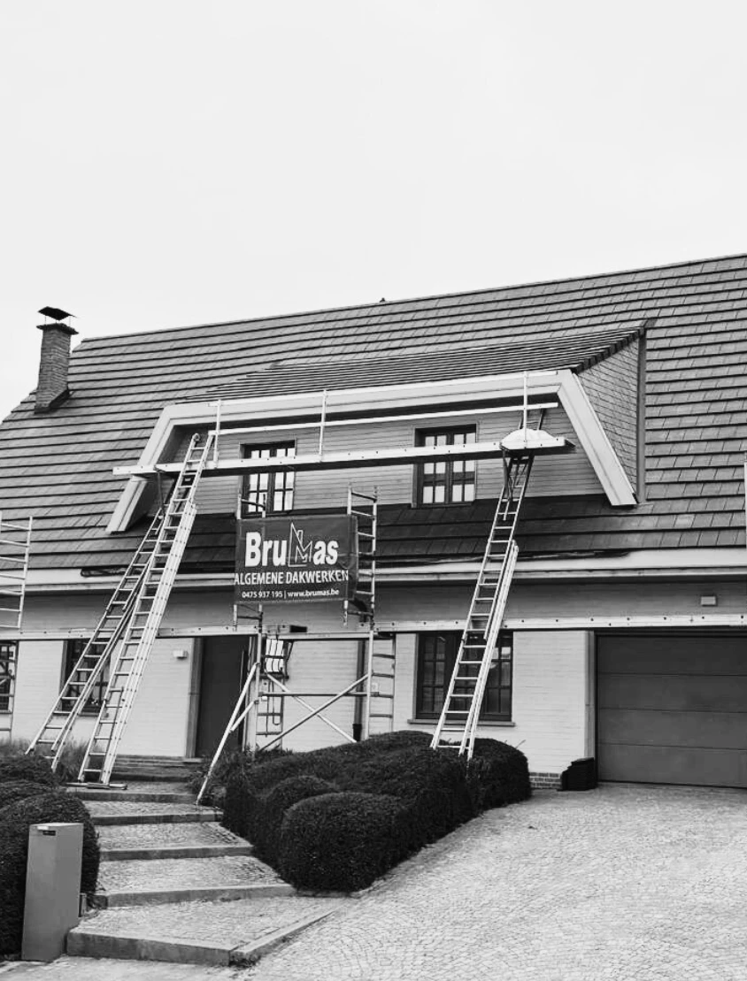Toiture rénovée par Brumas Grimbergen